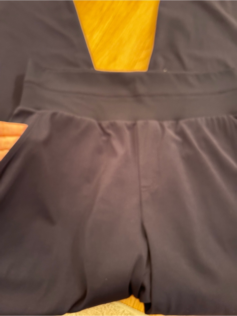 Lou & Grey Navy Wide-Leg Pull-On Pants - Picture 2 of 4